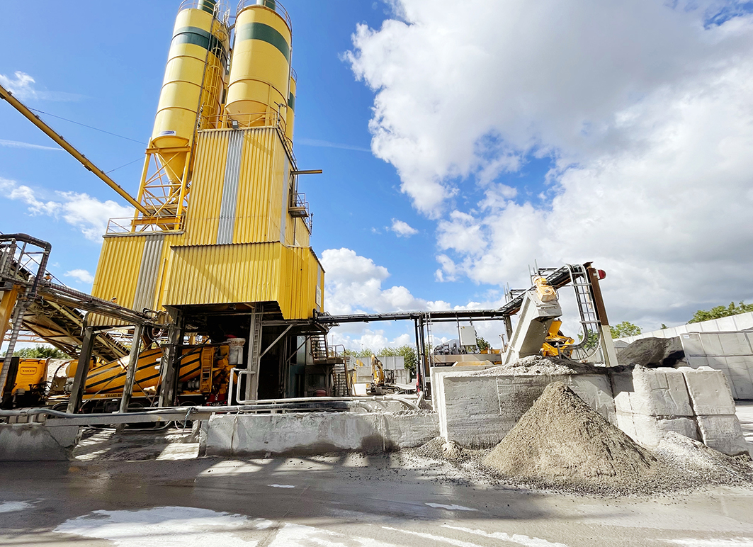 Agitasi Beton Ready Mix di Bruges, Belgia