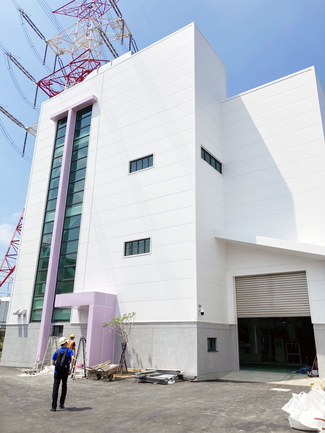 Drainase Air Limbah Substasiun Pembangkit Listrik Linkou di New Taipei City, Taiwan