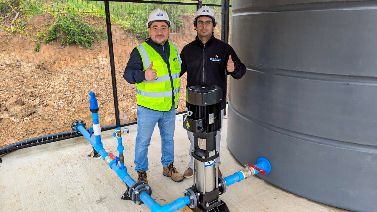 Hacienda Pocochay Water Supply Station Pump Replacement in La Cruz, Chile
